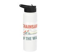 Tronçonneuse Stay Calm and Get Out of the Way Stainless Steel Insulated Water Bottle