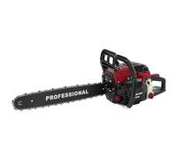 Tronçonneuse thermique 58cc 20" 2.4KW 2 temps jardin noir/rouge | 58cc 2.4KW 10000tr/min, guide 50cm/20", frein de chaîne, lubrification auto, anti-vibration, léger 7kg, noir/rouge