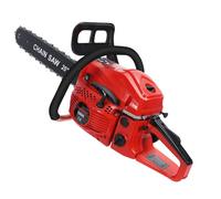 Tronçonneuse thermique - CREMLANK - 20 pouces - 58cc - 2200W - chaîne à haute température -ROUGE - 82*35CM