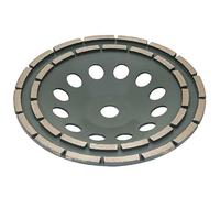 TRONGAARD Plateau de ponçage diamanté/Bol de ponçage 230 mm / 22,23 mm / 30 mm double rangée - Béton, chape, plâtre, colle à carrelage