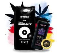TronicXL Fertilisant Tout-en-Un pour BioBizz + Sac de 20 L Light Mix Grow Terre pour la Culture et la Floraison Lightmix Kit Complet de Culture