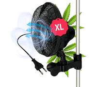 TronicXL Ventilateur oscillant de qualité supérieure - Extra large - Compatible avec les boîtes de culture - Ventilation - Évacuation d'air - Ventilateur de culture
