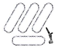 Troozy Lot de 4 chaînes de tronçonneuse de 15,2 cm de rechange pour tronçonneuse d'élagage Troozy et scie à perche, pas de 6,35 mm LP 37 Drive Gauche Calibre 0,043 pouces Lame de chaîne à faible