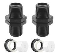 Trop Plein Cuve 25mm Passe Paroi Cuve Eau 1000l Raccord Male pour Citernes de Pluie Passages mit Joints (3/4" Pouces)