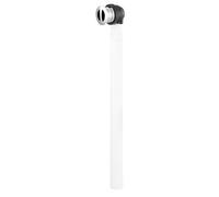 Trop plein de lavabo universel enjoliveurs Ø24/30 chromé intercalaire blanc NOYON & THIEBAULT