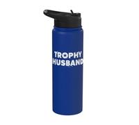 Trophée mari idée graphique de mariage fête des pères Stainless Steel Insulated Water Bottle