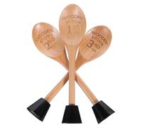 Trophées Cuillère en Bois Gravée, Lot de 3 Set de Set de Base Trophée