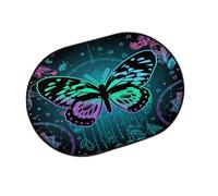 TropicalLife Tapis d'entrée motif attrape-rêves ethnique papillon pour salon, cuisine, maison, salle de bain, tapis lavable pour intérieur et extérieur, paillasson antidérapant, 40 x 60 cm