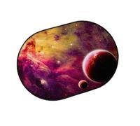 TropicalLife Tapis d'entrée motif galaxie planète pour salon, cuisine, maison, salle de bain, tapis lavable pour intérieur et extérieur, paillasson antidérapant, 40 x 60 cm