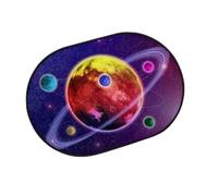 TropicalLife Tapis d'entrée Planet pour salon, cuisine, maison, salle de bain, galaxie, planète, tapis lavable pour intérieur et extérieur, paillasson antidérapant, 40 x 60 cm