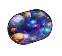 TropicalLife Tapis d'entrée Planet pour salon, cuisine, maison, salle de bain, univers galaxie, planète, tapis lavable pour intérieur et extérieur, paillasson antidérapant, 40 x 60 cm