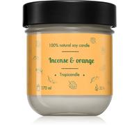 Tropicandle Incense & Orange bougie parfumée 170 ml