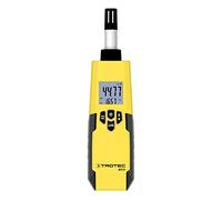 TROTEC BC21 - Hygromètre numérique avec mesure du point de rosée, température, humidité et bulbe humide - Sonde robuste en acier