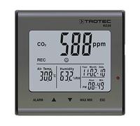 TROTEC BZ30 - Moniteur de qualité de l’air CO₂ température humidité | Enregistreur 50.000 données, mesure CO₂, USB & logiciel, appareil portable pour professionnels ou pour la maison