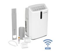 Trotec Climatiseur mobile WiFi réversible 14000 BTU pour 55 m² avec kit fenêtre volet roulant - PAC 4100 SH WiFi