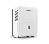 TROTEC Déshumidificateur électrique TTK 96 E - 30 L/24h, pour pièces jusqu’à 90 m², hygrostat réglable 35-85%, mode séchage linge, minuterie, bac 3 L, drainage continu