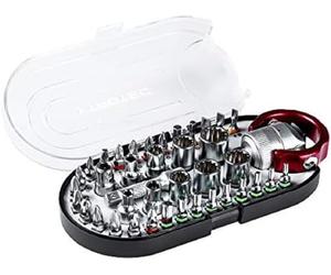 TROTEC jeu d'embouts et de douilles 40 pc coffret de douilles et d'embouts