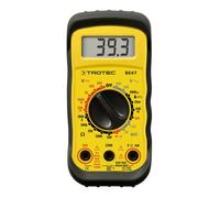 TROTEC Multimètre BE47 avec gaine de protection en caoutchouc