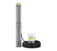 Trotec Pompe de puits profond, 1100 W, 6000 l/h, profondeur 58 m, inox - TDP 5500 E