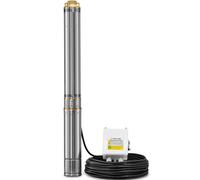 Trotec Pompe de puits profond, 1500 W, 4800 l/h, profondeur 93 m, inox - TDP 7500 E