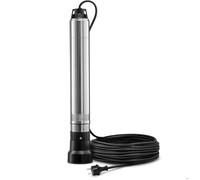 TROTEC Pompe de puits TDP 750 E - 1000 watts - débit max. 5100 l/h - 50 m hauteur refoulement - 5,2 bar