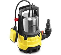 TROTEC Pompe d'évacuation pour eau chargée TWP 9000 ES pompe inox, 900 W | 15 000 l/h, refoulement 8 m, particules 25 mm, câble 10 m IPX8