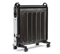 TROTEC TCH 2050 E - Radiateur d'appoint à ondes thermiques 360°, 2000 W, chauffage infrarouge + convection, thermostat réglable 15-35 °C, minuterie, télécommande, silencieux et mobile