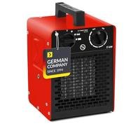 TROTEC TDS 10 C Chauffage soufflant céramique 2000 W | 2 niveaux de chauffe, thermostat intégré, protection anti-surchauffe, stable et robuste