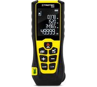TROTEC Télémètre Laser BD22 - Mesure de Distance de 0,05 m à 50 m | Niveau à bulle et roue de mesure intégrée pour la mesure de courbes