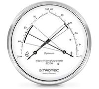 TROTEC Thermo-hygromètre BZ20M, design spécial d'échelle, HR et TEMP | Fabriqué en Allemagne, mesure à partir de -10°C et fonctionne à partir de-20°C