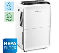 Trotec Déshumidificateur avec filtre HEPA, 31 L/jour, pour pièces de 90 m², hygrostat - TTK 99 HEPA