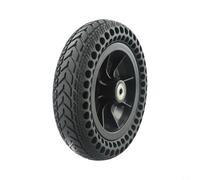 Trottinette électrique 200 x 50 mm Roue entière avec moyeu en plastique - Remplacement durable en caoutchouc - Pour usage privé - Noir - Diamètre intérieur de 8 mm