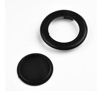 Trou de parapluie pour assemblage anneau et capuchon pour découpe de table de 5,1 cm de diamètre, compatible avec les tailles de mât de parapluie standard (noir)