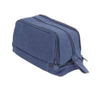 Trousse à Crayons de Grande capacité, Pochette à Crayons en Toile Durable pour L'organisation Portable à L'école et au Bureau (Bleu foncé)