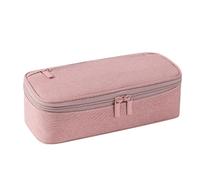 Trousse à crayons de grande capacité - Trousse à fermeture éclair en toile | organisateur de papeterie | Multi compartiments - Sac de rangement avec fentes pour stylos, porte-fournitures d'études de
