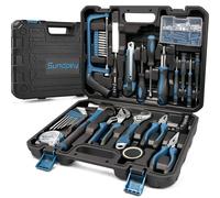 Trousse à outils - 148 pièces - Bleu - Ensemble complet pour bricolage