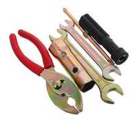 Trousse à Outils Moto en Métal pour Réparation et Entretien | Pinces, Clés et Tournevis Inclus, Coffret Compact et Portable, Compatible Usage Maintenance, Kit Complet