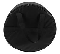 Trousse à Outils Portable Ronde avec Poignée, Rangement Noir Oxford | Câbles de Recharge Voiture et Outils, Capacité Ample, Design Épais, Usage Polyvalent, Style Minimaliste