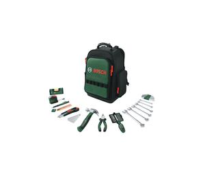 Trousse à outils sac à dos Bosch 60 pièces rangement organisé Rouge