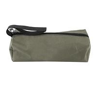 Trousse a Outils Vide,Akozon 24 CM Longue Toile Nylon imperméable à l'eau Fermeture éclair Paquet Petit Sac à Outils Trousse a Outils Multifonctionnel Portable(Vert)