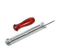 Trousse d'affûteuse pour tronçonneuse, Lime et guide de chaîne, 4.0mm / 4.8mm / 5.5mm, Poignée en bois(5.5mm)