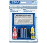 Trousse d'analyse eau piscine Chlore/Brome/pH - Marina