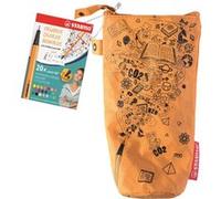 STABILO – Stylo feutre pointe fine Point 88 – Trousse en papier-tissu 20 coloris assortis