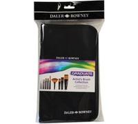 Daler Rowney Graduate - Etui zippé de 10 pinceaux synthétiques
