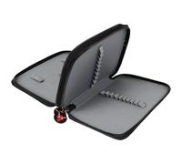 Trousse de Rangement Manucure Noire en Tissu, 35 Pièces, Portable | Salon ou Maison, Légère et Robuste, Organise Vos Outils, Format Compact pour 35 Stylos