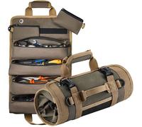 Trousse Outils Roulante Imperméable Oxford, 5 Pochettes Détachables, Charpente Électricité Automobile, Portable