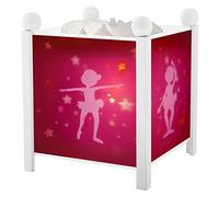 TROUSSELIER - Ballerines - Veilleuse - Lanterne Magique - Idéal Cadeau Enfant - Dessin animé - Lumière rassurante - Couleur Bois Blanc - Ampoule 12V 10W inclue - Prise Elec. UK