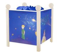 TROUSSELIER - Le Petit Prince. St Exupéry - Veilleuse - Lanterne Magique - Idéal Cadeau Enfant - Dessin animé - Lumière rassurante - Couleur Bois Blanc - Ampoule 12V 10W inclue - Prise Elec. EU