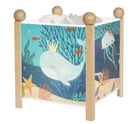 Trousselier Veilleuse Lanterne Magique Océan Bois naturel 12 V