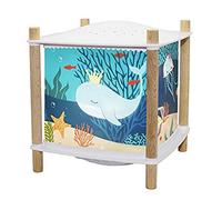 Trousselier - Océan - Veilleuse Bébé Musicale et Lumineuse et Enfant - Lanterne ReVOLUTION 2.0 - Cadeau Naissance Veilleuse Rechargeable USB - Projecteur Ciel Etoilé - Detecteur de Pleurs